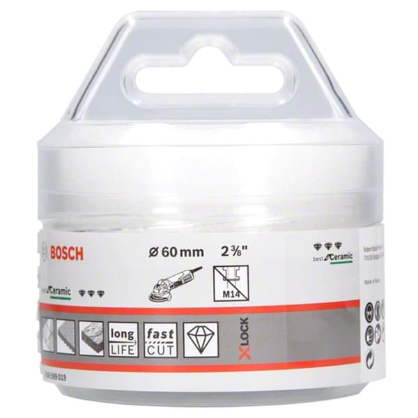 Timanttikuivaporanterät Dry Speed Best for Ceramic Bosch X-LOCK Ceramic Dry Speed; 60x35 mm