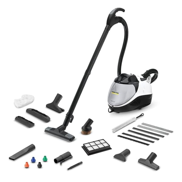Höyryimuri Karcher SV 7 musta, Harmaa, Valkoinen