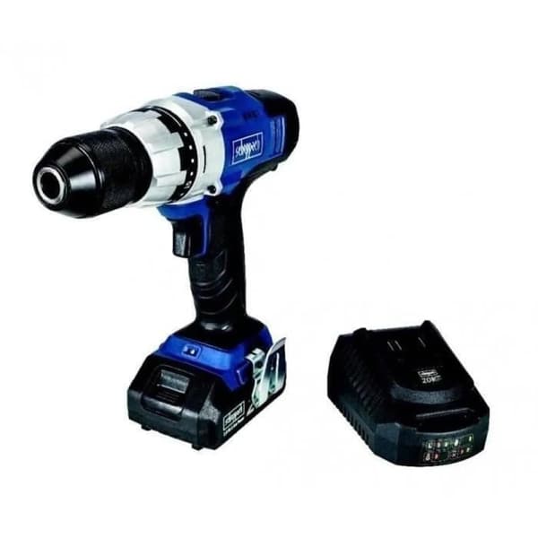 Pora/ruuvinväännin Scheppach CCD45-20ProS; 20 V; 1x2,0 Ah akku