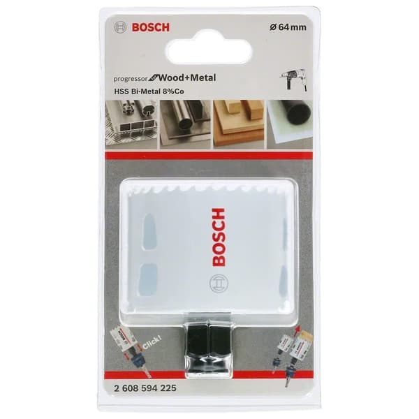 Reikäsaha Bosch Progressor for Wood and Metal; 64 mm