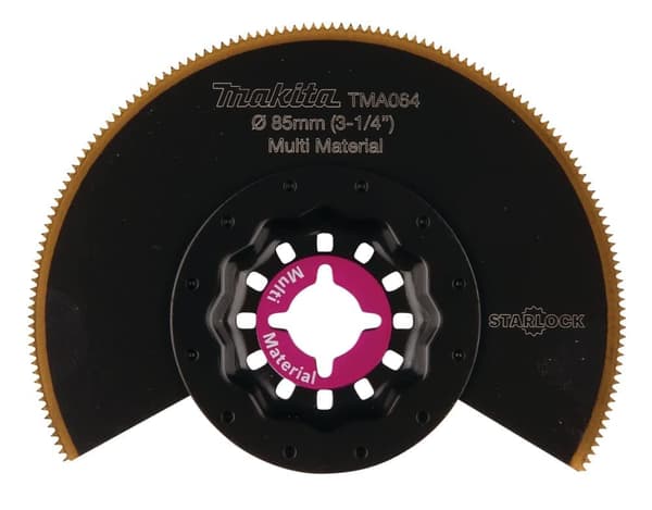 Puolipyöreä segmenttisahanterä Makita TMA064; Ø85 mm