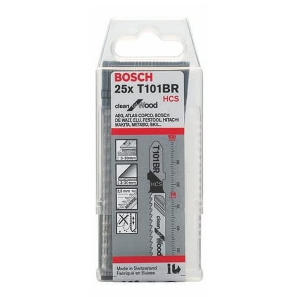 Pistosahanterä Bosch T 101 BR; 25 kpl.