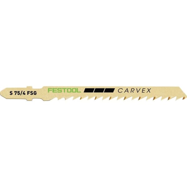 Pistosahanterä Festool; 75 mm; 4 mm; 5 kpl.