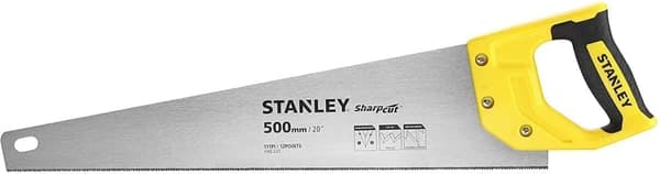 Käsisaha Stanley SharpCut; 500 mm; puulle