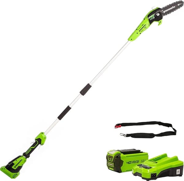Raivaussahan leikkuupää Greenworks G40PSFK2; 40 V; 1x2,0 Ah akku