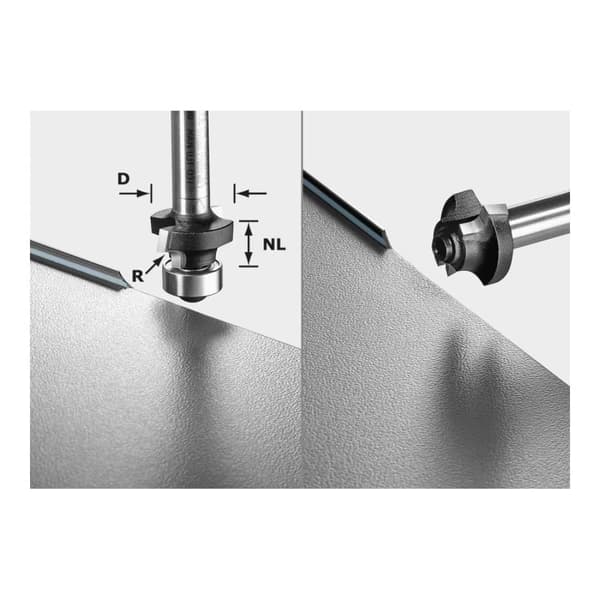 Pyöristysjyrsin Festool HW; 2/20/47 mm