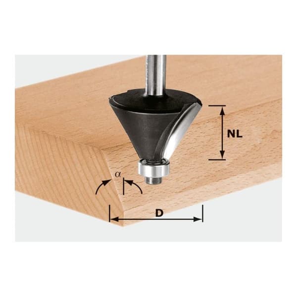 Viistejyrsin Festool 11,5/53 mm laakereilla
