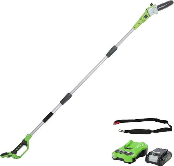 Raivaussahan leikkuupää Greenworks G24PS20K2; 24 V; 1x2,0 Ah akku