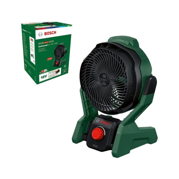 Akkukäyttöinen pöytätuuletin Bosch UniversalFan; 18 V (ilman akkua ja laturia)