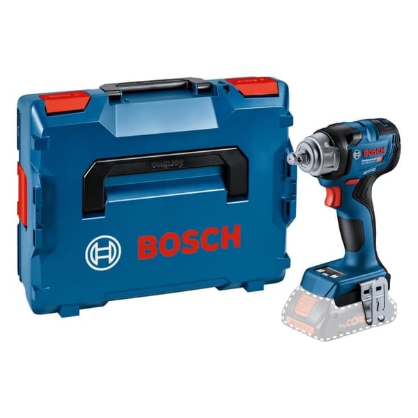 Iskumutterinväännin Bosch GDS 18V-330 HC Professional; 18 V (ilman akkua ja laturia) + L-BOXX 136