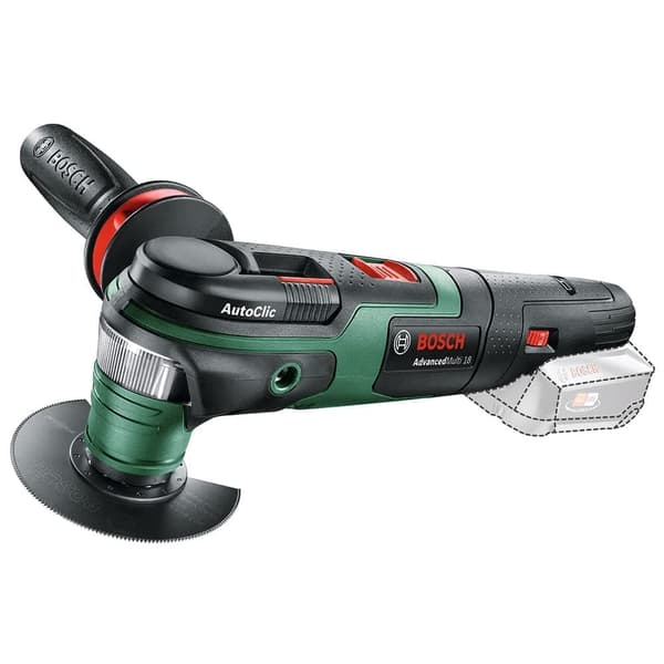 Monitoimityökalu Bosch AdvancedMulti 18, 18 V (ilman akkua ja laturia)