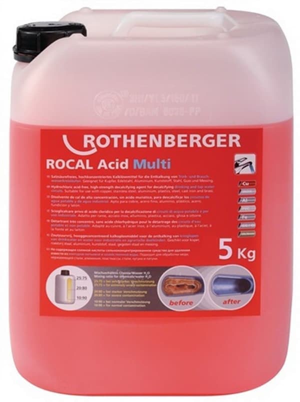 Kalkinpoistoaine Rothenberger ROCAL ACID Multi; 5 kg