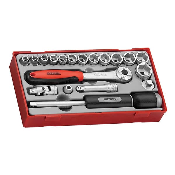 Hylsysarja  Teng Tools TT3819; 19 kpl.