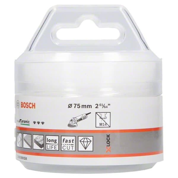 Timanttikuivaporanterät Dry Speed Best for Ceramic Bosch X-LOCK Ceramic Dry Speed; 75x35 mm