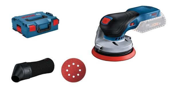 Epäkeskohiomakone Bosch GEX 18V-125 L-Boxx; 18 V (ilman akkua ja laturia)