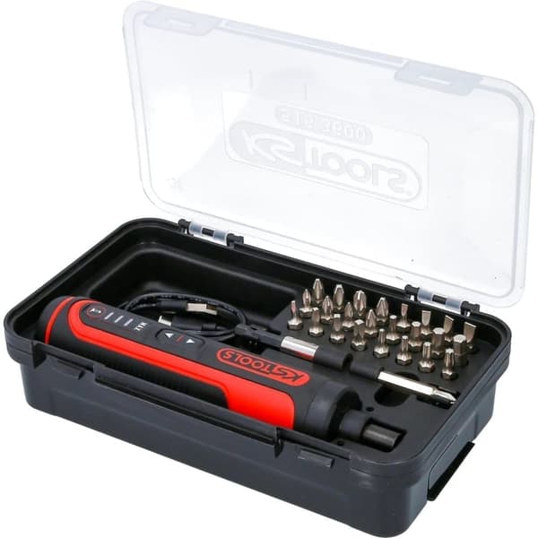 Ruuvimeisseli KS Tools eMONSTER 1/4''; 3,6 V; 1,5 Ah Akku + ruuvivääntimen päät