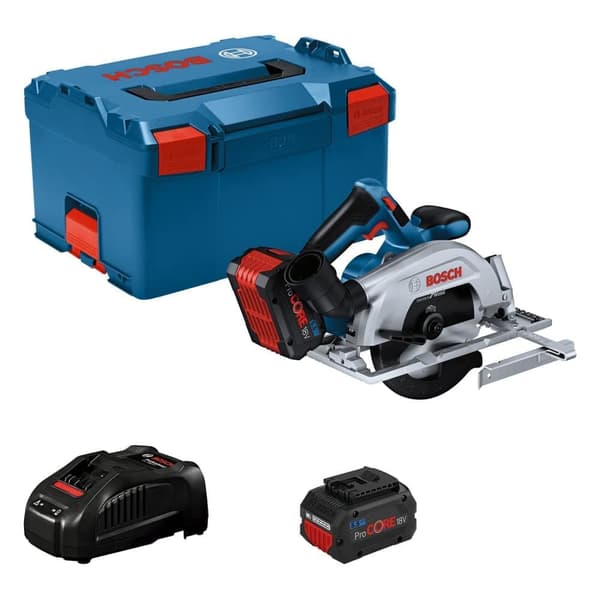 Akkupyörösaha Bosch GKS 18V-57-2 Professional; 18 V; 2x5,5 Ah akku