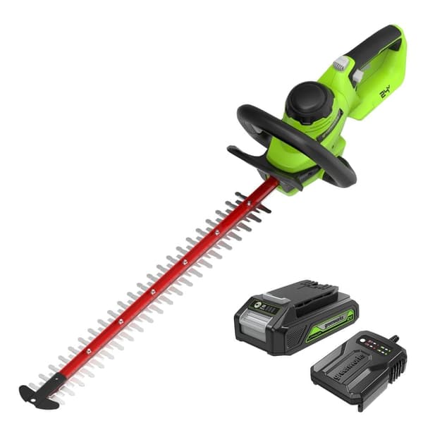 Pensasleikkuri Greenworks G24HT56IIK2; 24 V; 56 cm; 1x2,0 Ah akku