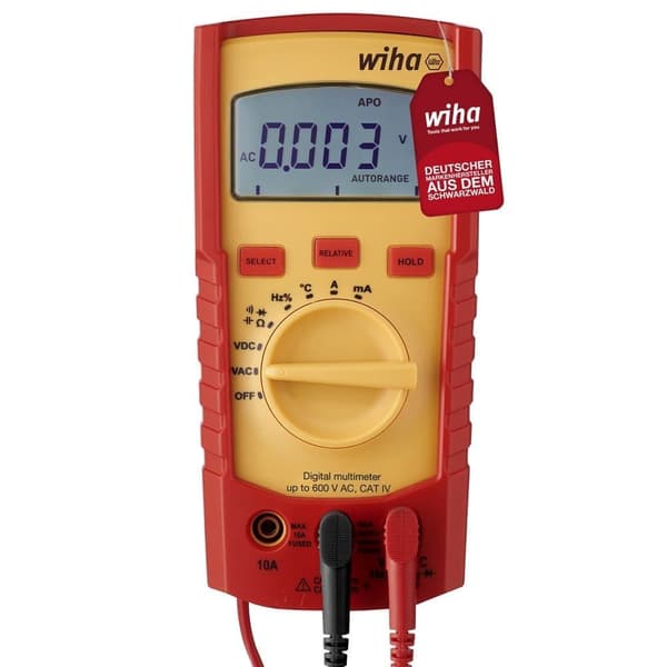 Jännitemittari Wiha W45218; 0-600 V