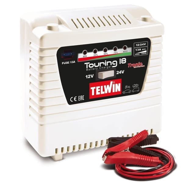 Auton akkulaturi Telwin TOURING 18; 12-24 V