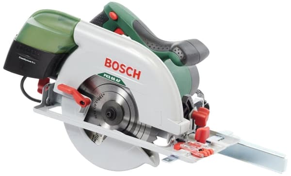 Pyörösaha Bosch PKS 66 AF + 2x35 cm Ohjauslevy