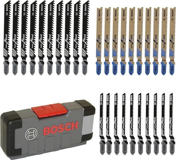 Sahaterä setti Bosch 2607010903; 30 kpl.