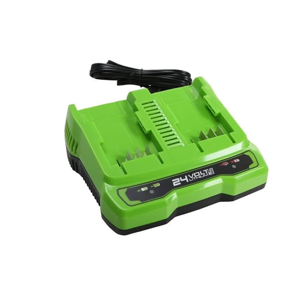 Laturi Greenworks G24X2UC2; 24 V