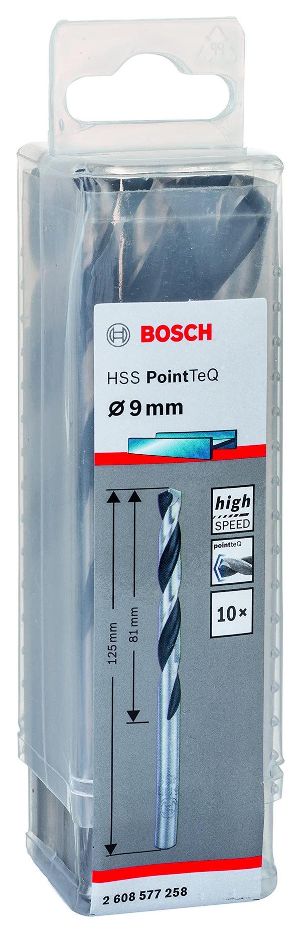 Metalliporanterä Bosch PointTeQ; 9x125 mm; 10 kpl.