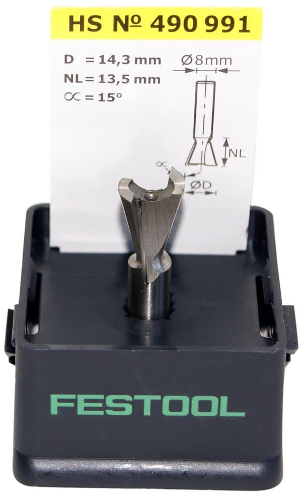 Lohenpyrstöjyrsin Festool; HS; 13,5/46 mm