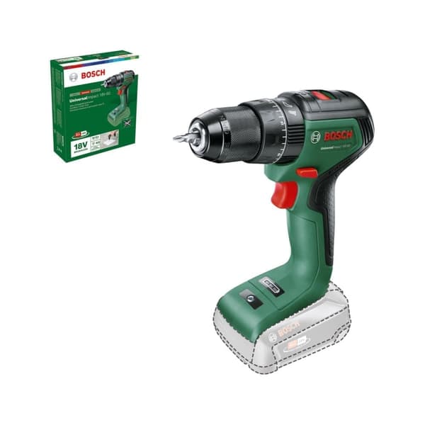 Iskuruuvinväännin Bosch UniversalImpact18V-60; 18 V (ilman akkua ja laturia)