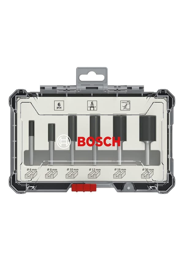 Jyrsinteräsarja  Bosch 2607017465; 6 kpl.