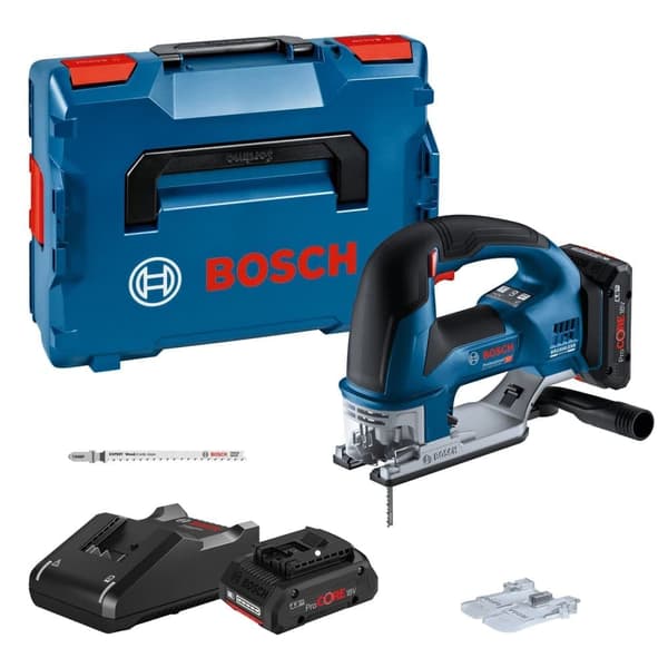 Akkupistosaha Bosch GST 18V-155 BC; 18 V; 2x4,0 Ah akku