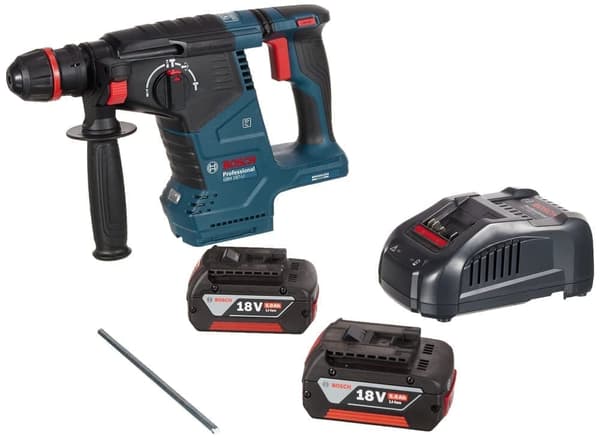 Poravasara Bosch GBH 187-LI; 18 V; 2,4 J; SDS-plus; 2x5,0 Ah akku
