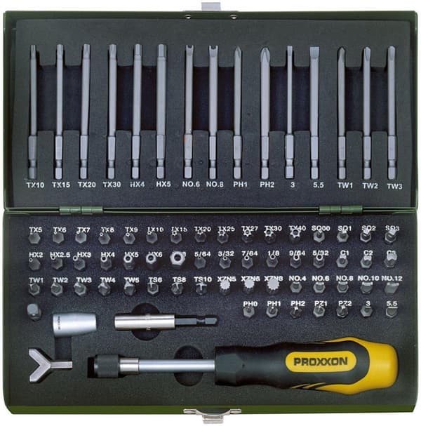 Hylsysarja  Proxxon 1/4'' 75 kpl