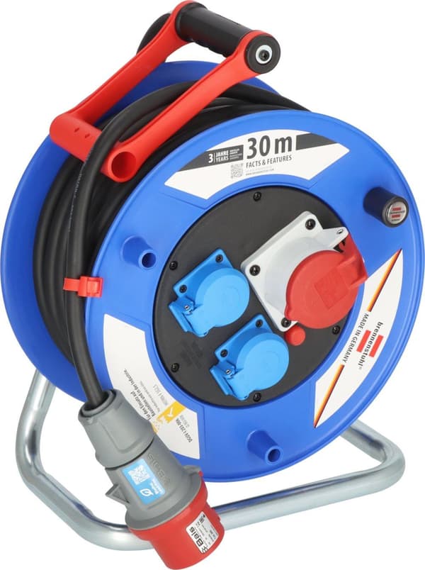Jatkojohto Brennenstuhl 30m 1CEE400V+2VDE RN 5x2,5 IP44