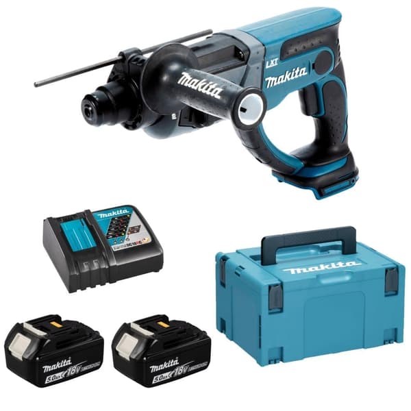 Poravasara Makita DHR202RTJ; 2,0 J; SDS-plus; 18 V; 2x5,0 Ah akku