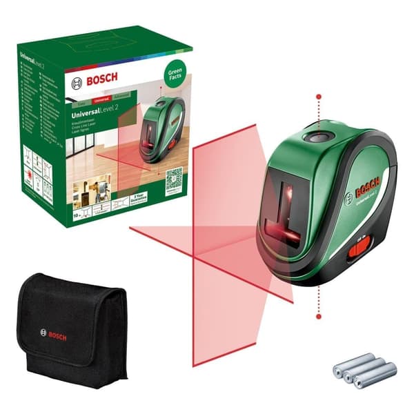 Ristilinjalaser Bosch Universal Level 2