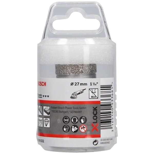 Timanttikuivaporanterät Dry Speed Best for Ceramic Bosch X-LOCK Ceramic Dry Speed; 27x35 mm