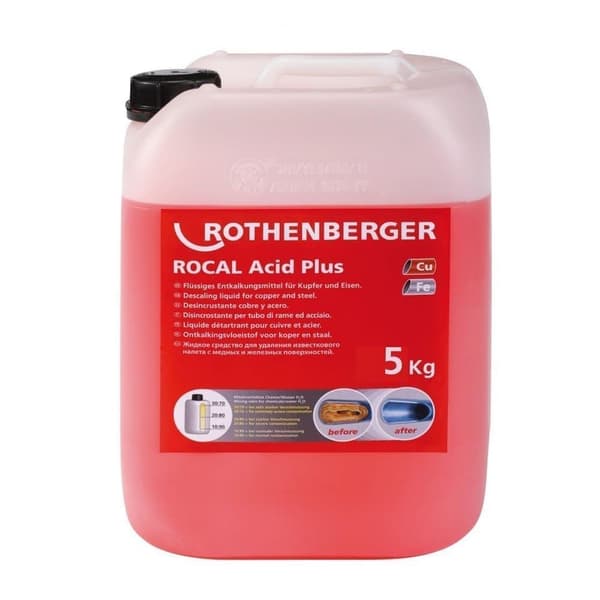 Kalkinpoistoaine Rothenberger ROCAL Plus; 5 l