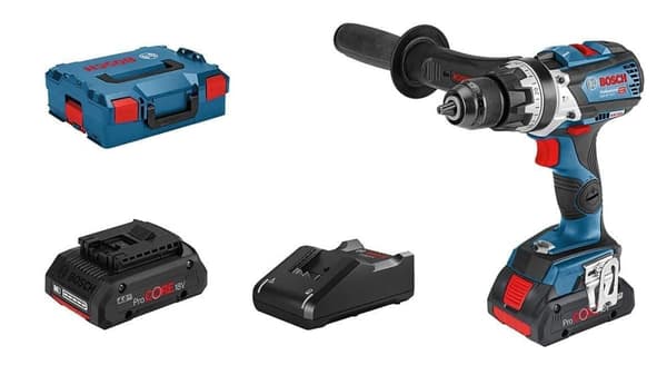 Iskupora / ruuvinväännin Bosch GSB 18V-110 C ProCORE; 18 V; 2x4,0 Ah akku
