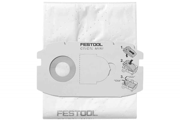 Tekstiiliset pölypussit imurille Festool SC FIS-CT MINI/5