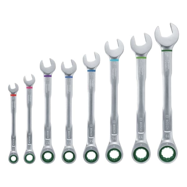 Yhdistelmä-avain-setti Bosch 1600A027PS; 8 kpl.