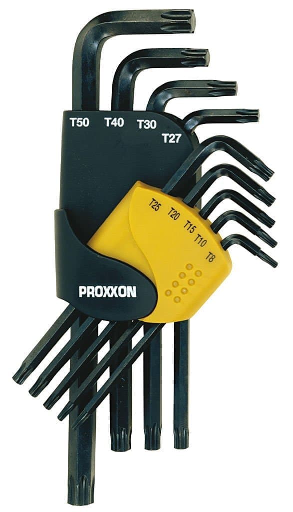 Kuusiokoloavain Proxxon Allen; TX8-50; 9 kpl.