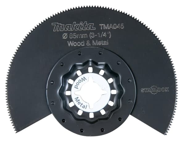 Puolipyöreä segmenttisahanterä Makita TMA045; Ø85 mm