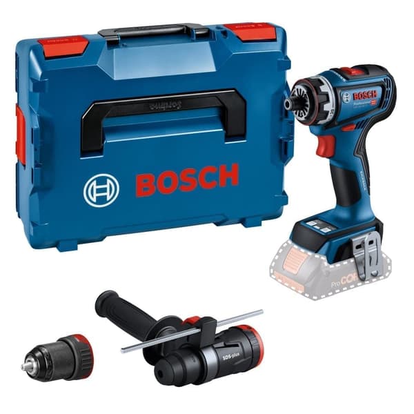Pora/ruuvinväännin Bosch GSR 18V-90 FC Professional; 18 V (ilman akkua ja laturia) + L-BOXX 136