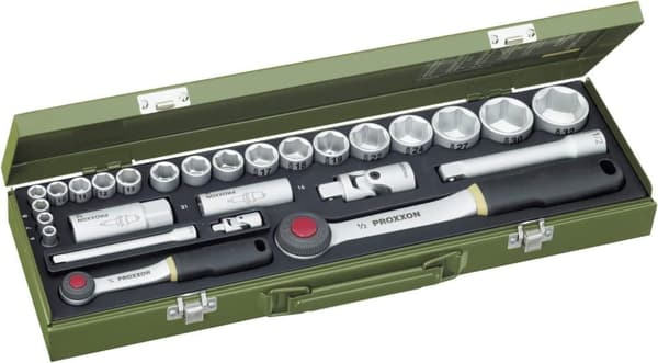 Työkalusarja Proxxon 1/2''+1/4''; 27 kpl.
