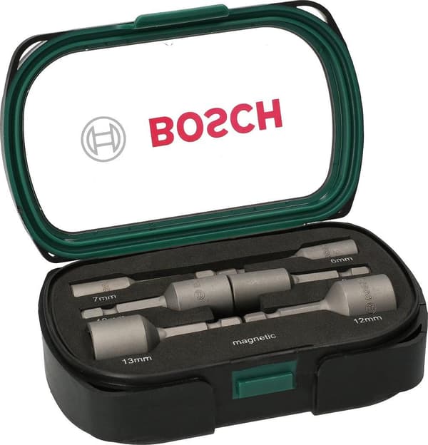 Kuusiohylsysarja Bosch 2607017313; 6-13 mm; 6 kpl.
