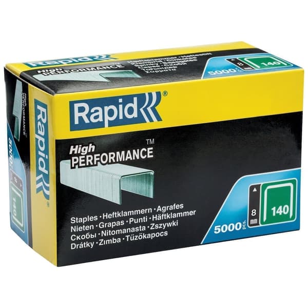 Niitit Rapid; 10,6x8 mm; 5000 kpl.; tyyppi 140