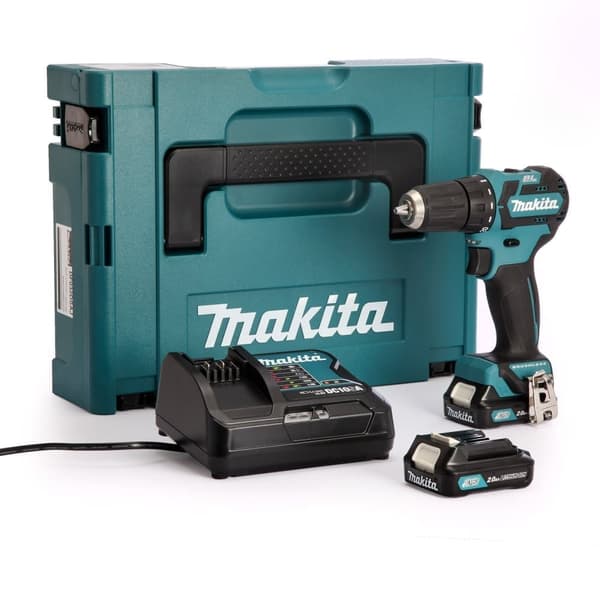 Pora/ruuvinväännin Makita DF332DSAJ; 12 V; 2x2,0 Ah akku