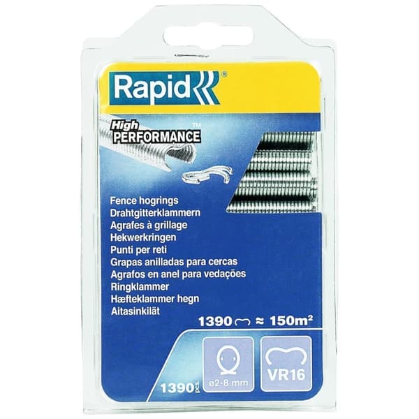 Niitit Rapid VR16; 1390 kpl.; galvanoitu